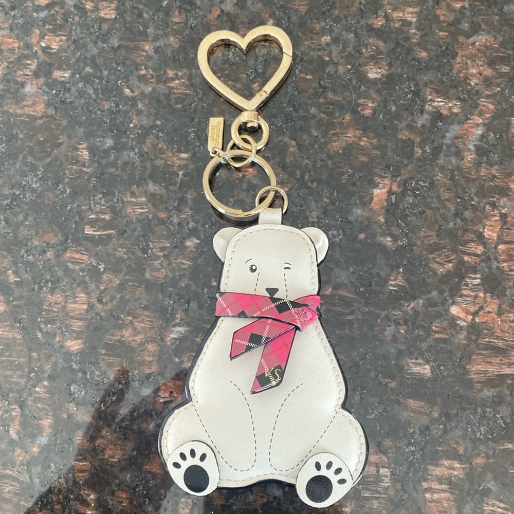 Victoria's secret polar bear Keychain - Picture 1 of 1